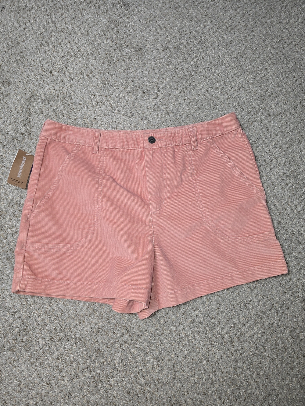 Patagonia Coral Organic Cotton Corduroy Women's Shorts Size 14